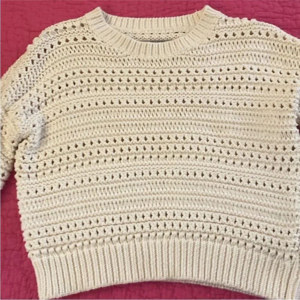 All Saints Women's Cream Sweater, XS - Picture 3 of 8